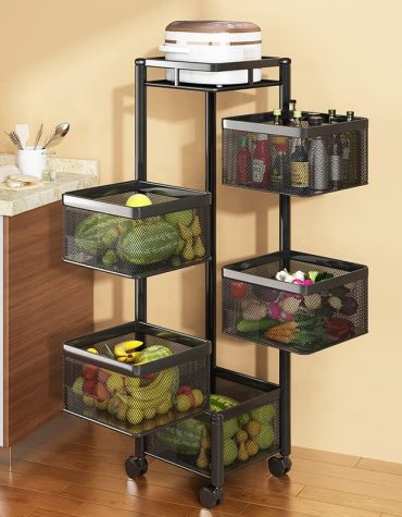 KITCHEN RACK 5 LAYER SQUARE