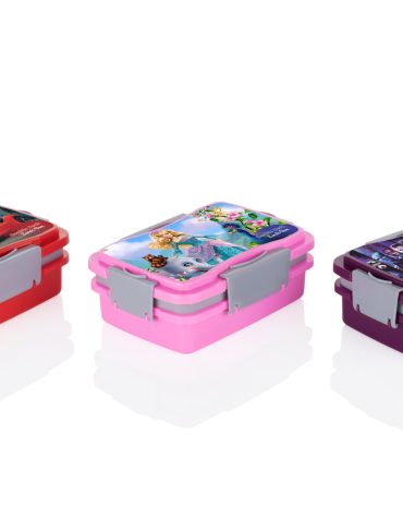 LUNCH BOX SQUARE 2 DECK PRINTED LOCKET