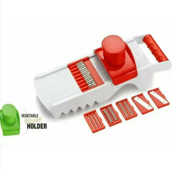 6 In1 Slicer & Grater With Safety Holder D079