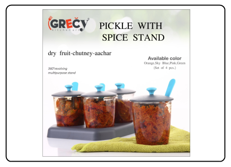 PICKLE STAND (Set Of 4 Pcs)