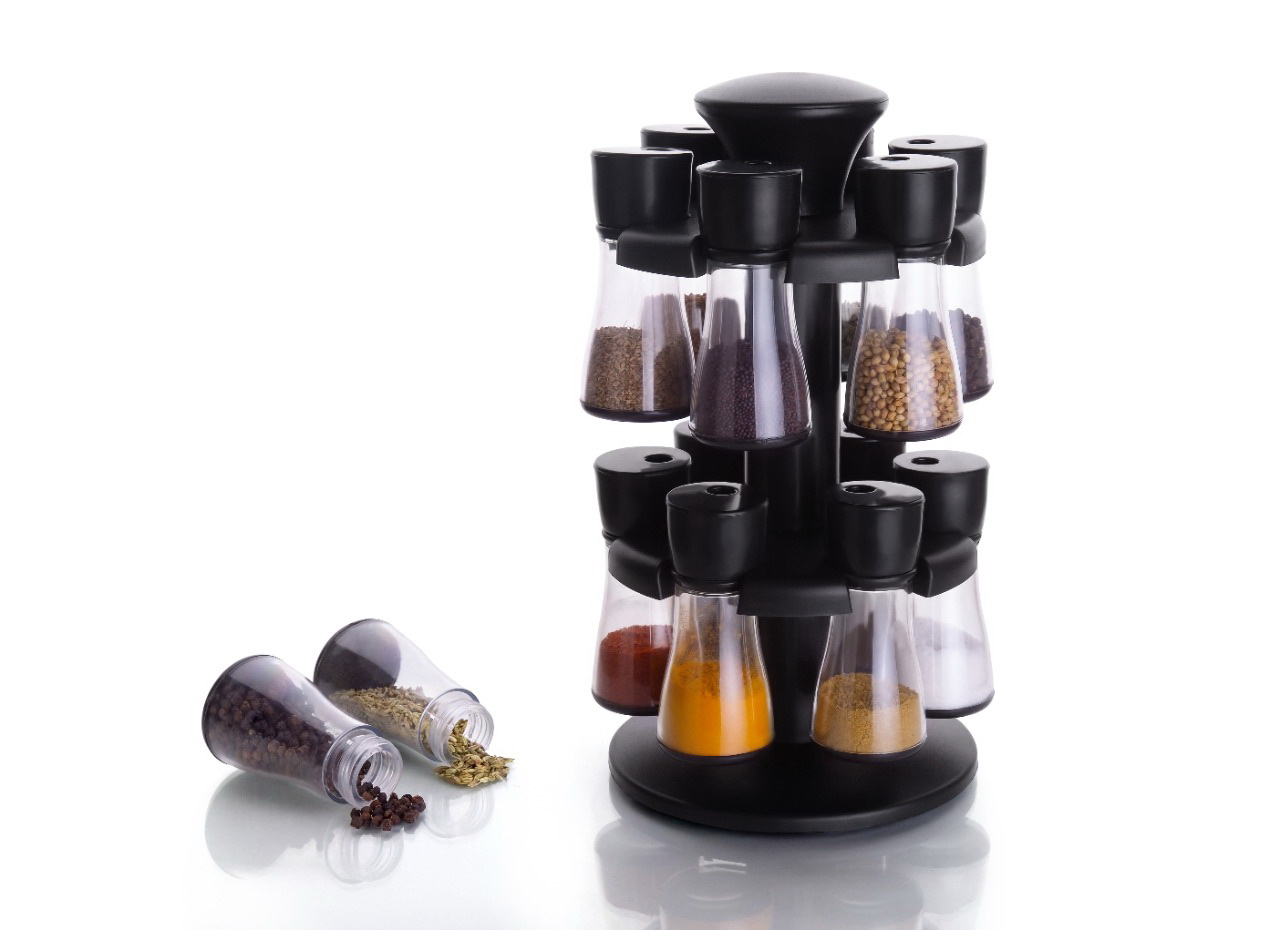 12 Pc Jar Spice Rack