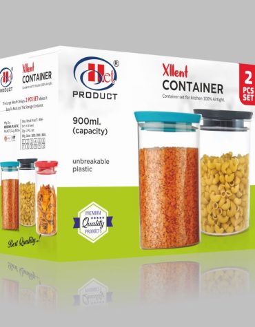 CONTAINER XLLENT [2pcs Set-900ml]