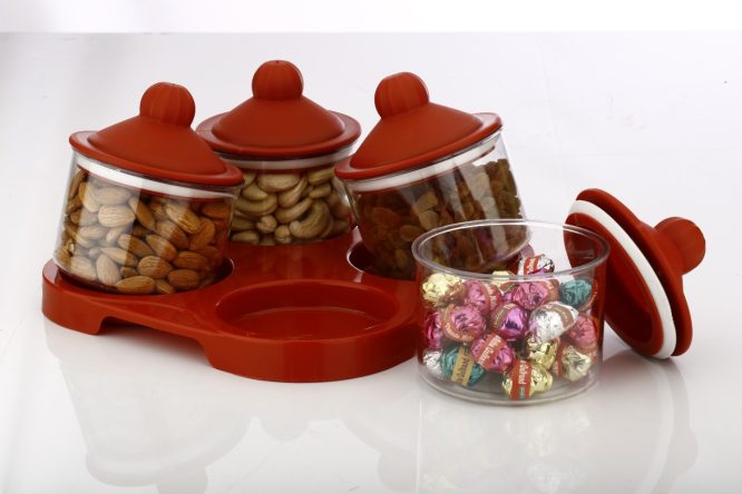 CONTAINER RAJWADI JAR [4pcs Set]