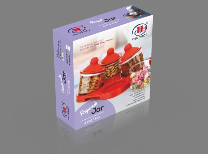 CONTAINER RAJWADI JAR [4pcs Set]