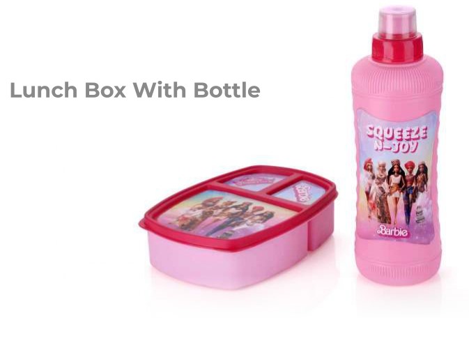 Lunch Box And Bottle Combo Barbie (DK-133)