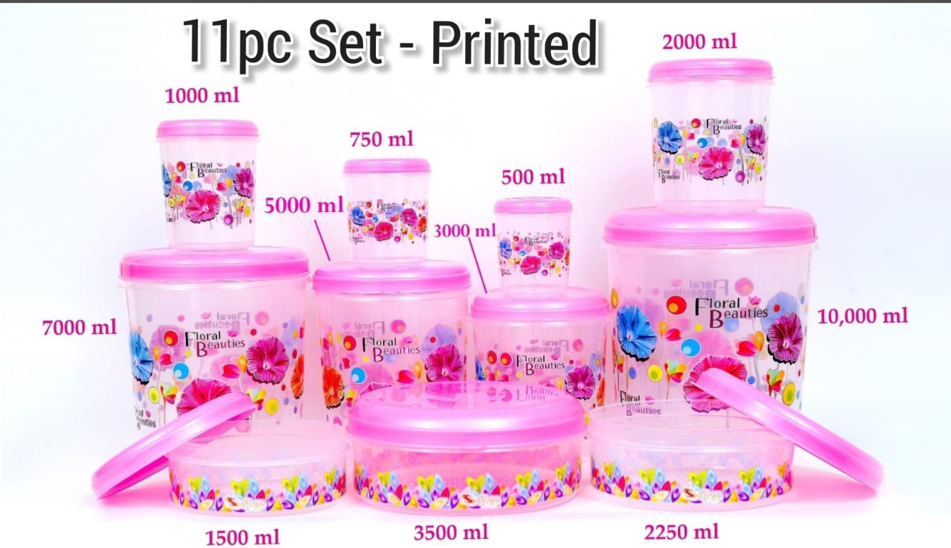 CONTAINER 11pcs Set (PRINTED)