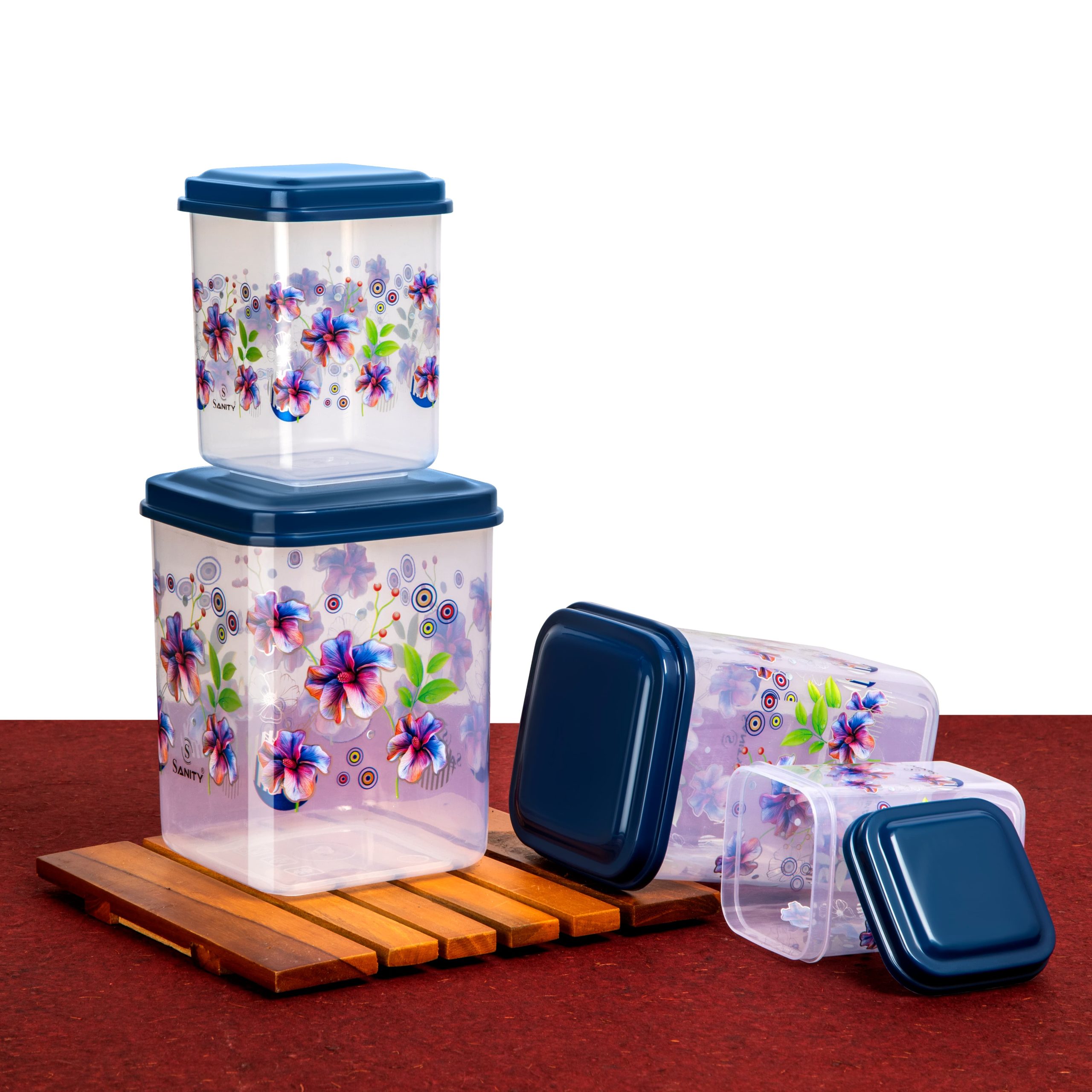 Container Store Well 4 PCS Set (250ML, 450ML, 800ML, 1000ML)