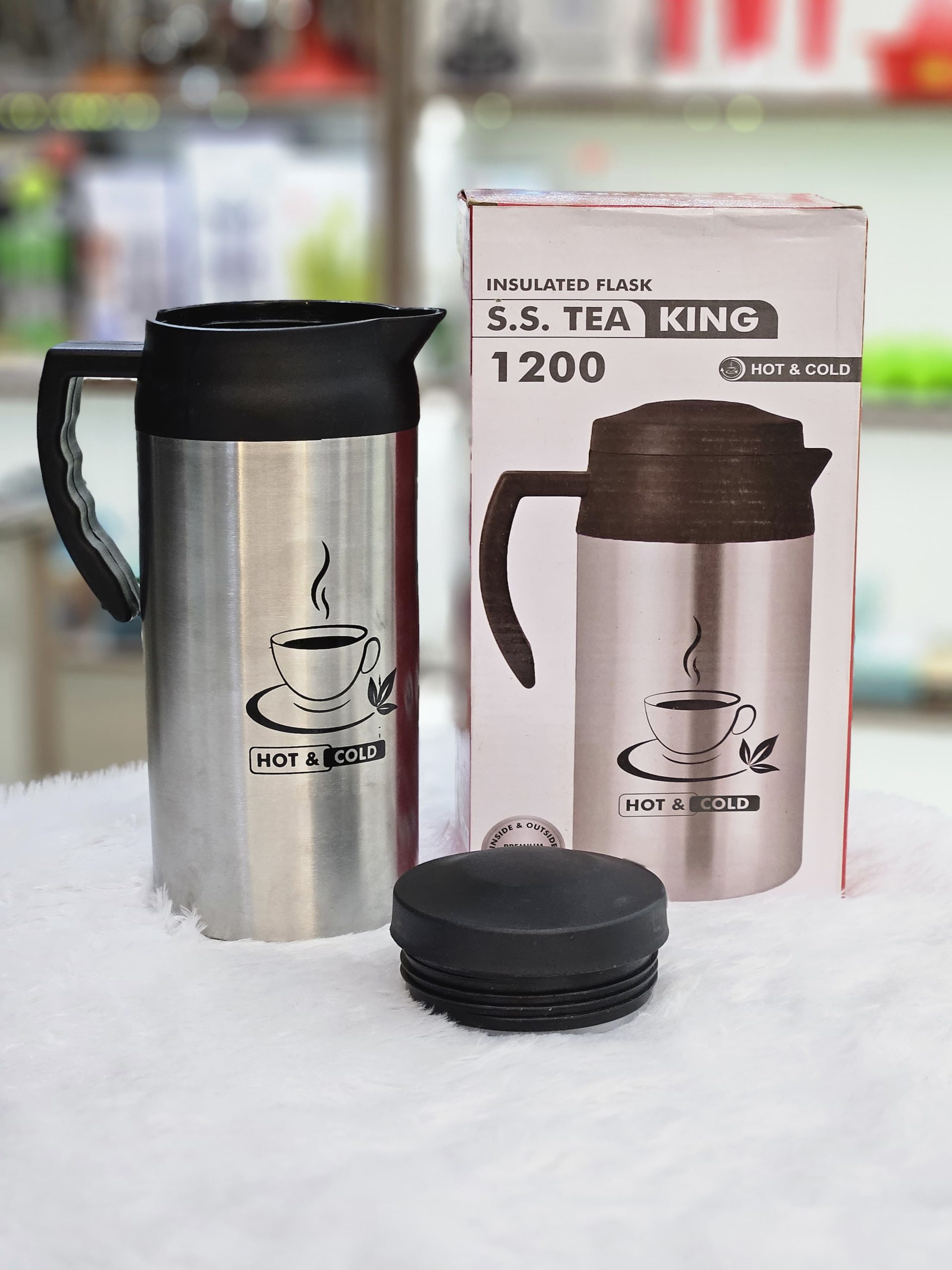 Insulated Flask S.S. KING 1200ml (nek)