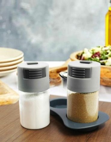 SALT & PEPPER DISPENSER PLASTIC