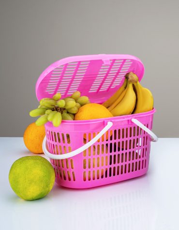 Storage Basket With Handle