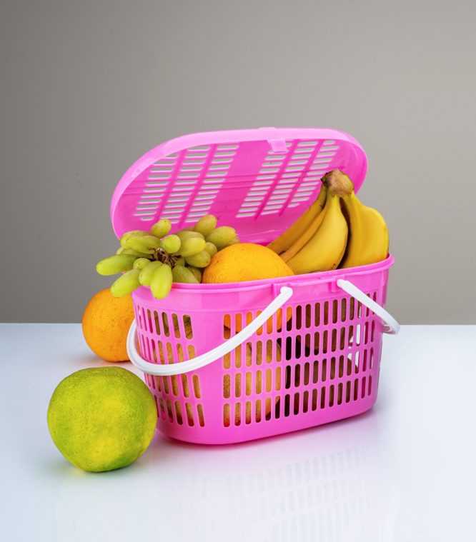 Storage Basket With Handle