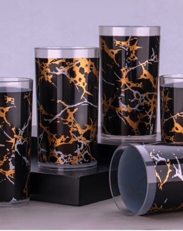 GLASS MARBLE PRINTED