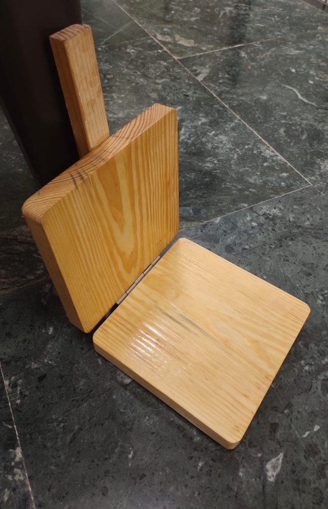 WOODEN PURI PRESS SQUARE