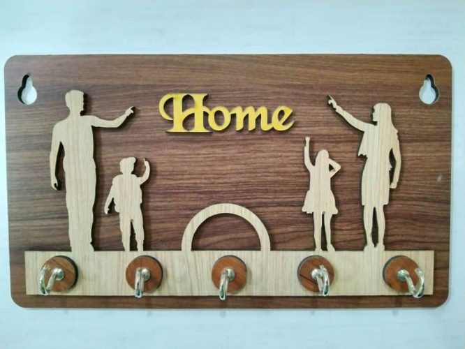 Key Stand Home Design Wooden [KS-09]