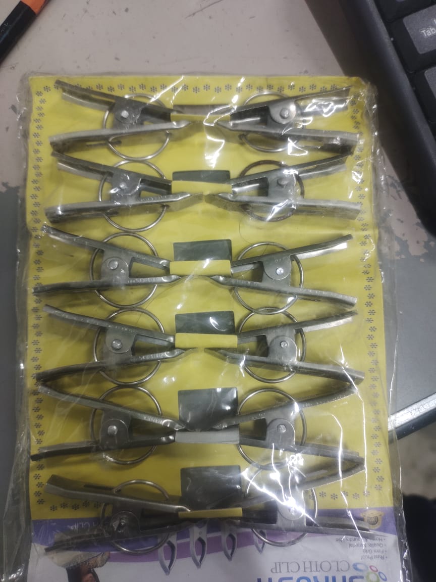 STEEL CLIPS SET OF 12