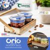 CONTAINER ORIO WITH WOODEN RACK [2 PCS SET]