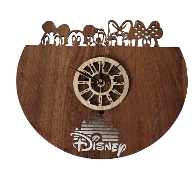 Wall Clock Wooden D40 (SIZE 12*12)