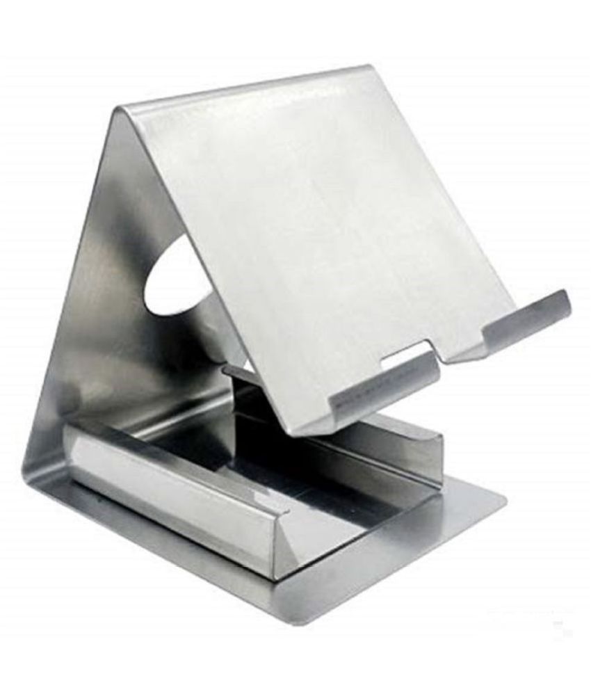 Steel Mobile Stand With Card Holder Box Pack