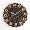 Multi-Layer Wood Finish Decorative Wall Art Clock 12x12(inch) MDC006